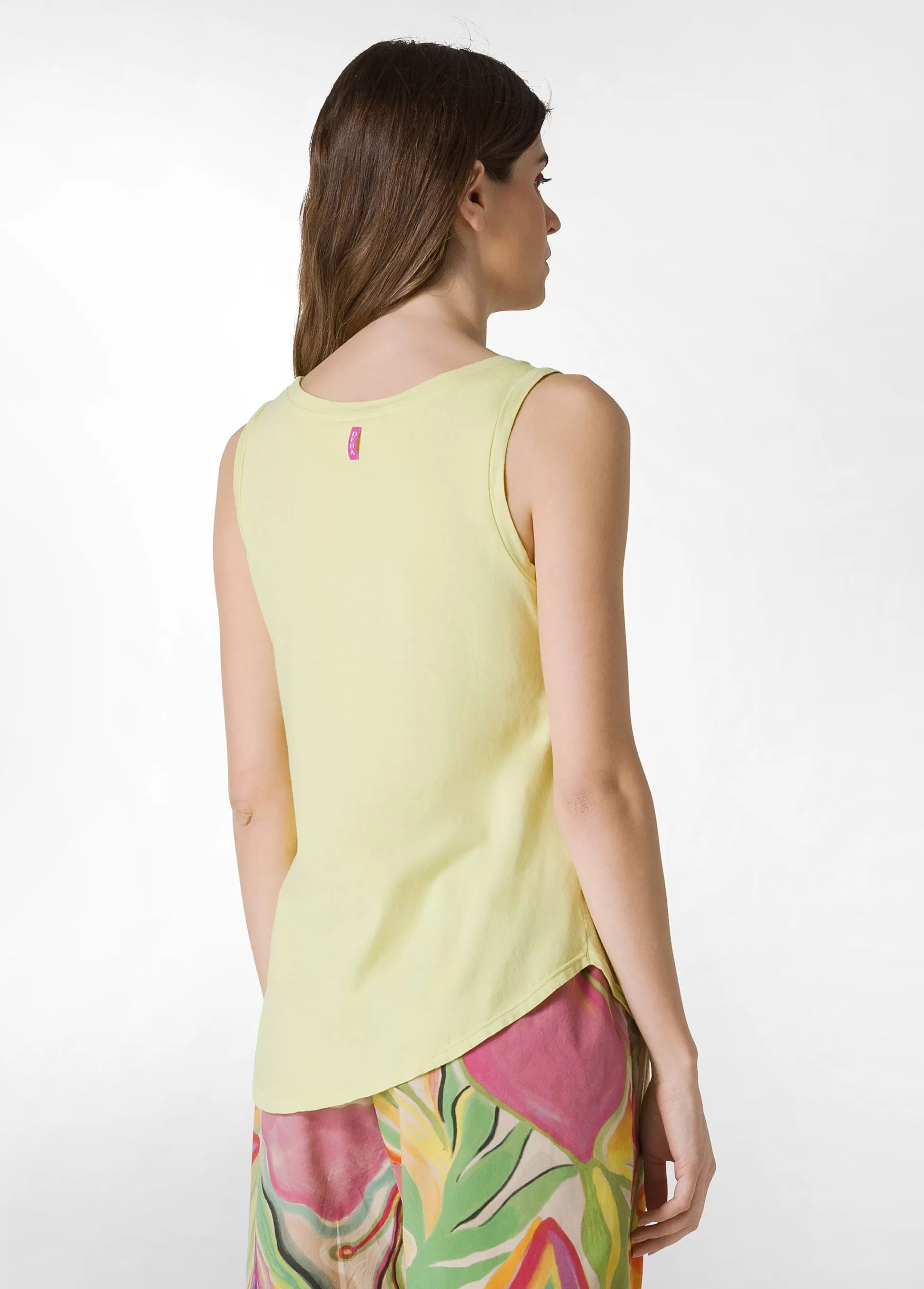 Donna DEHA Top & T-Shirts*Top Comfort In Jersey Giallo