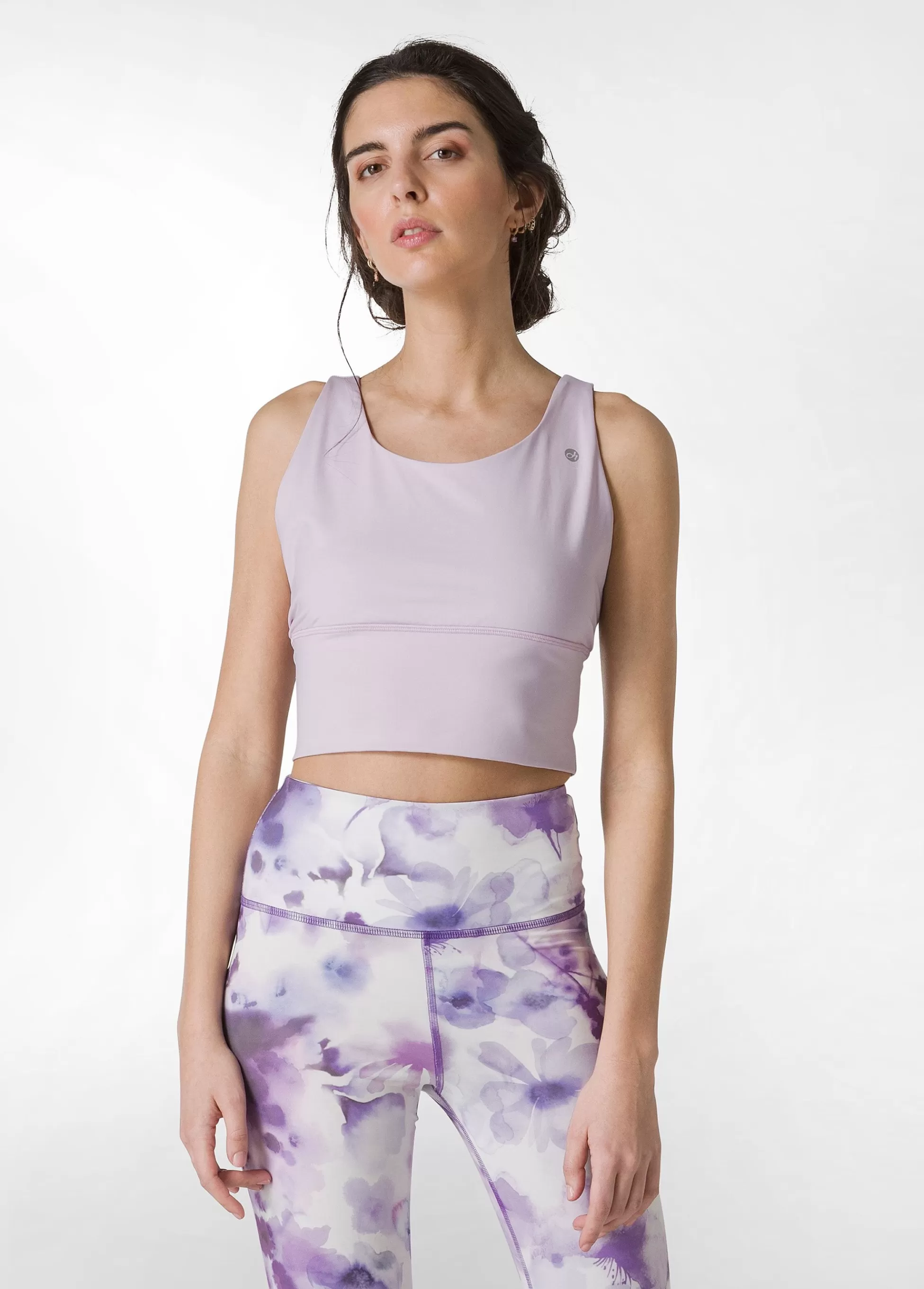 Donna DEHA Canotte E Reggiseni Sportivi*Top Yoga In Microfibra Riciclata Viola