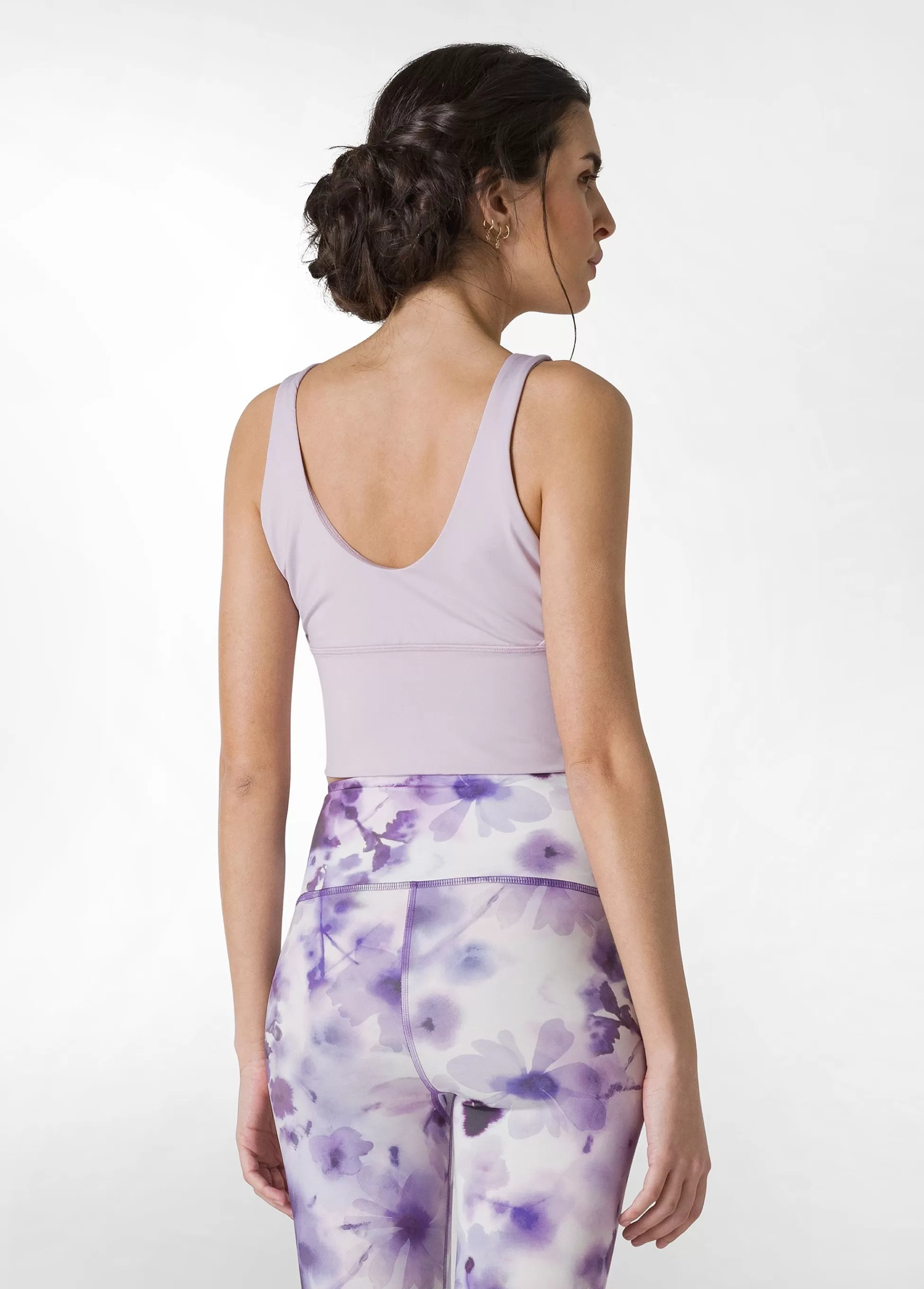 Donna DEHA Canotte E Reggiseni Sportivi*Top Yoga In Microfibra Riciclata Viola