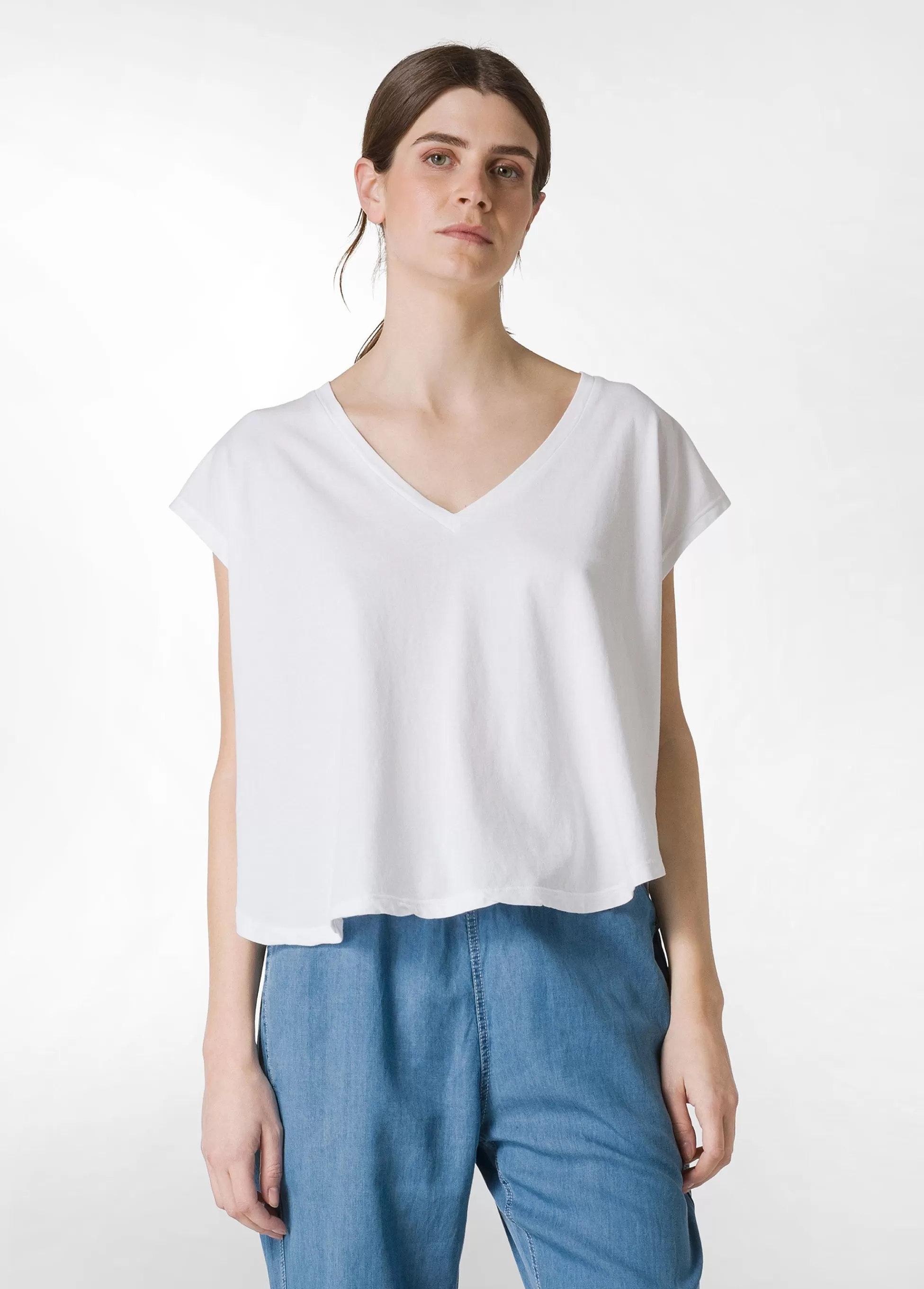 Donna DEHA Top & T-Shirts*T-Shirt Ampia Bianco