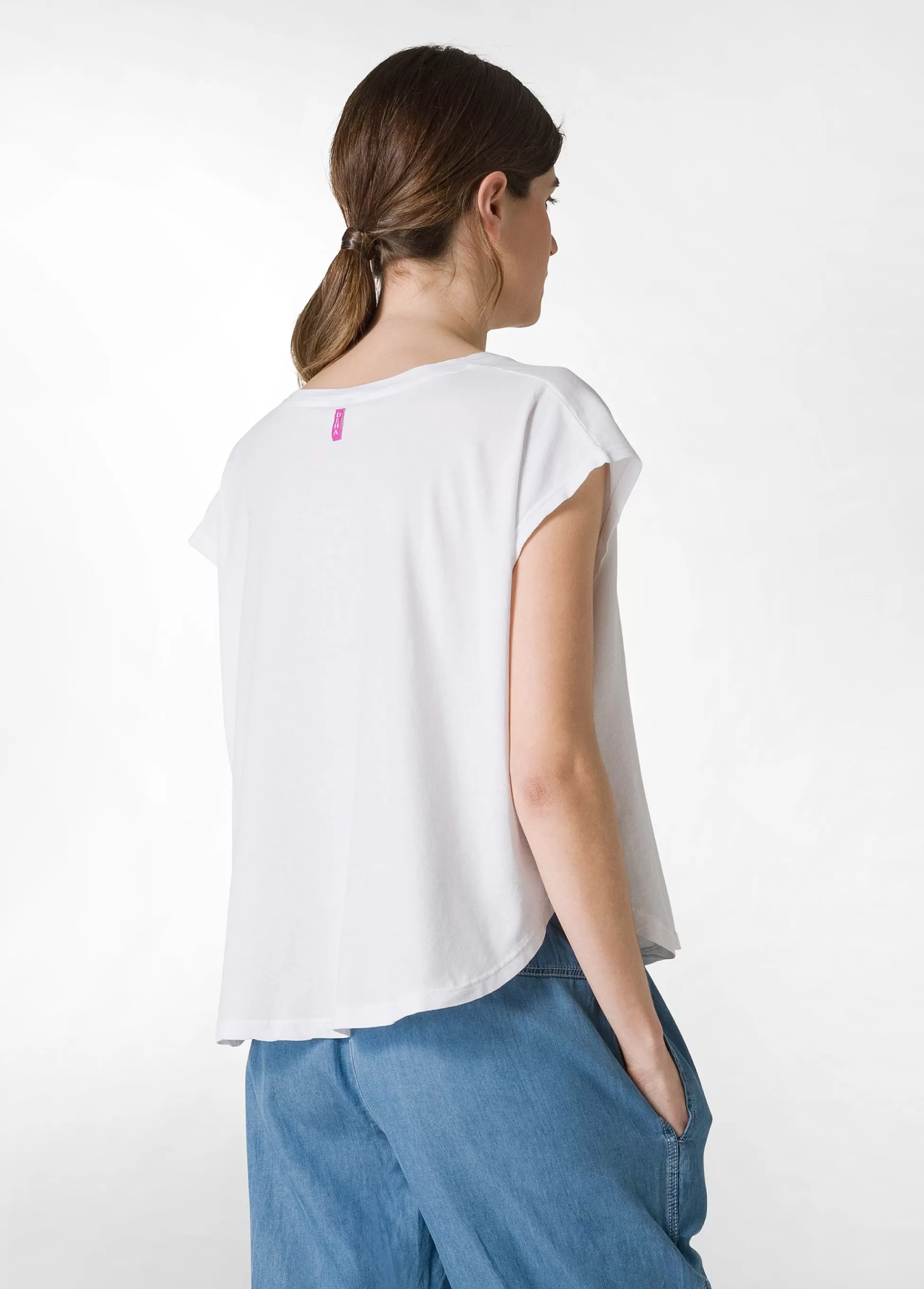 Donna DEHA Top & T-Shirts*T-Shirt Ampia Bianco