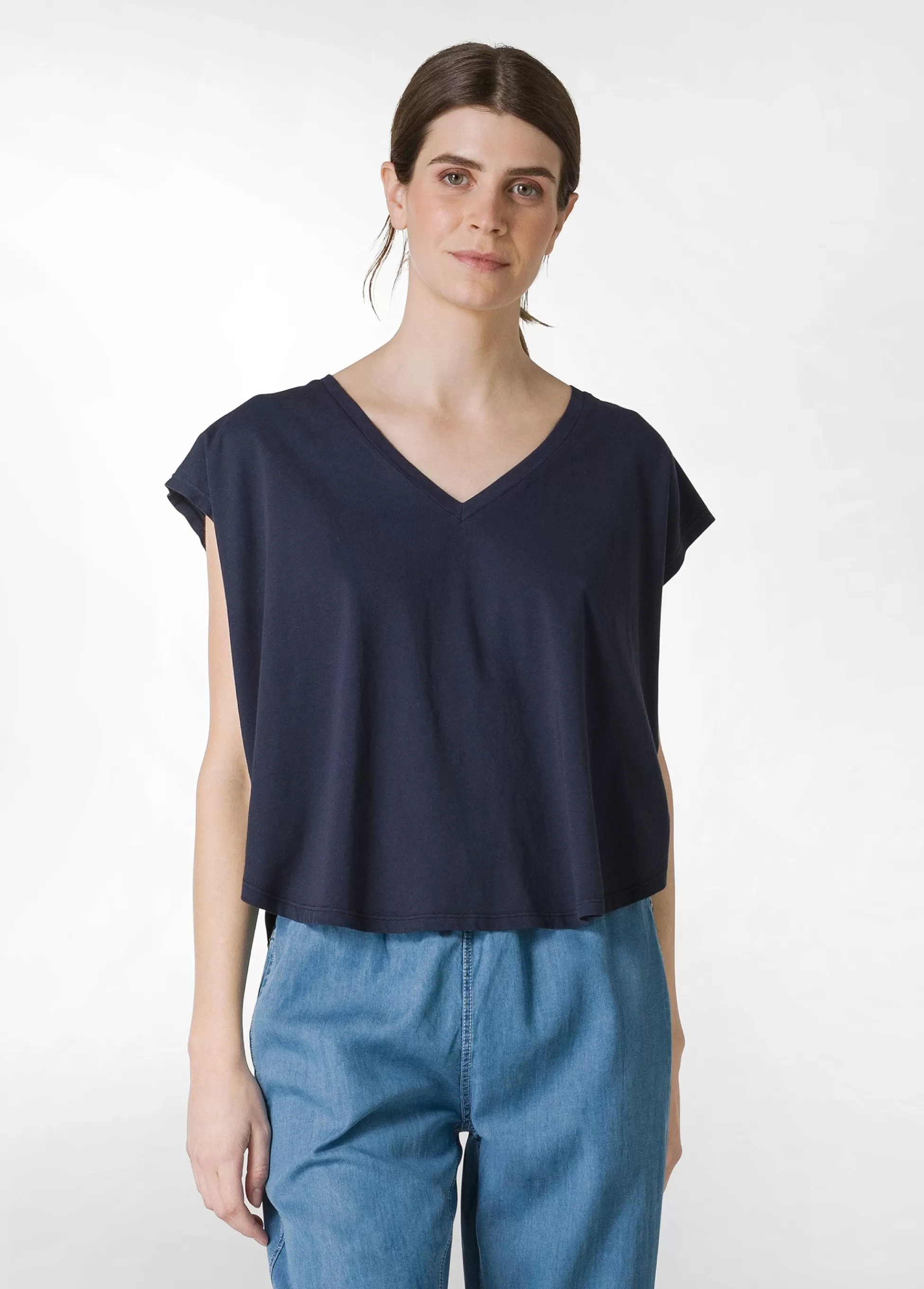 Donna DEHA Top & T-Shirts*T-Shirt Ampia Blu