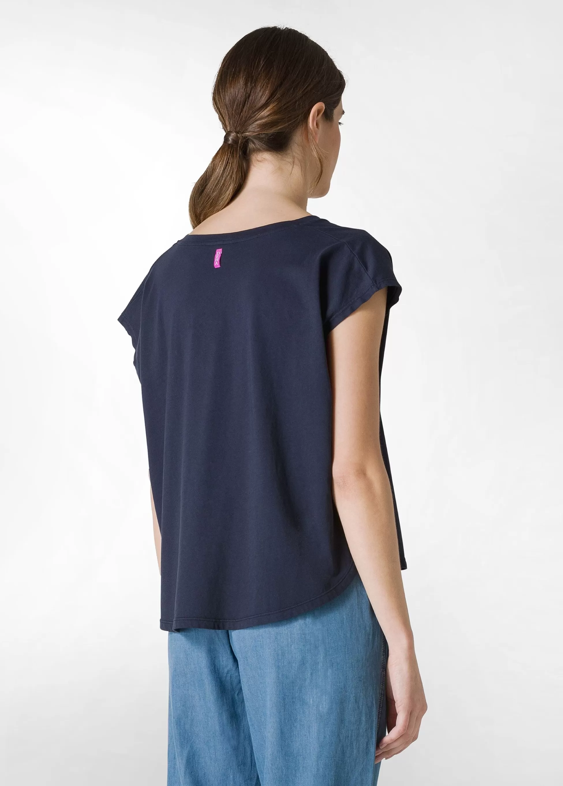 Donna DEHA Top & T-Shirts*T-Shirt Ampia Blu