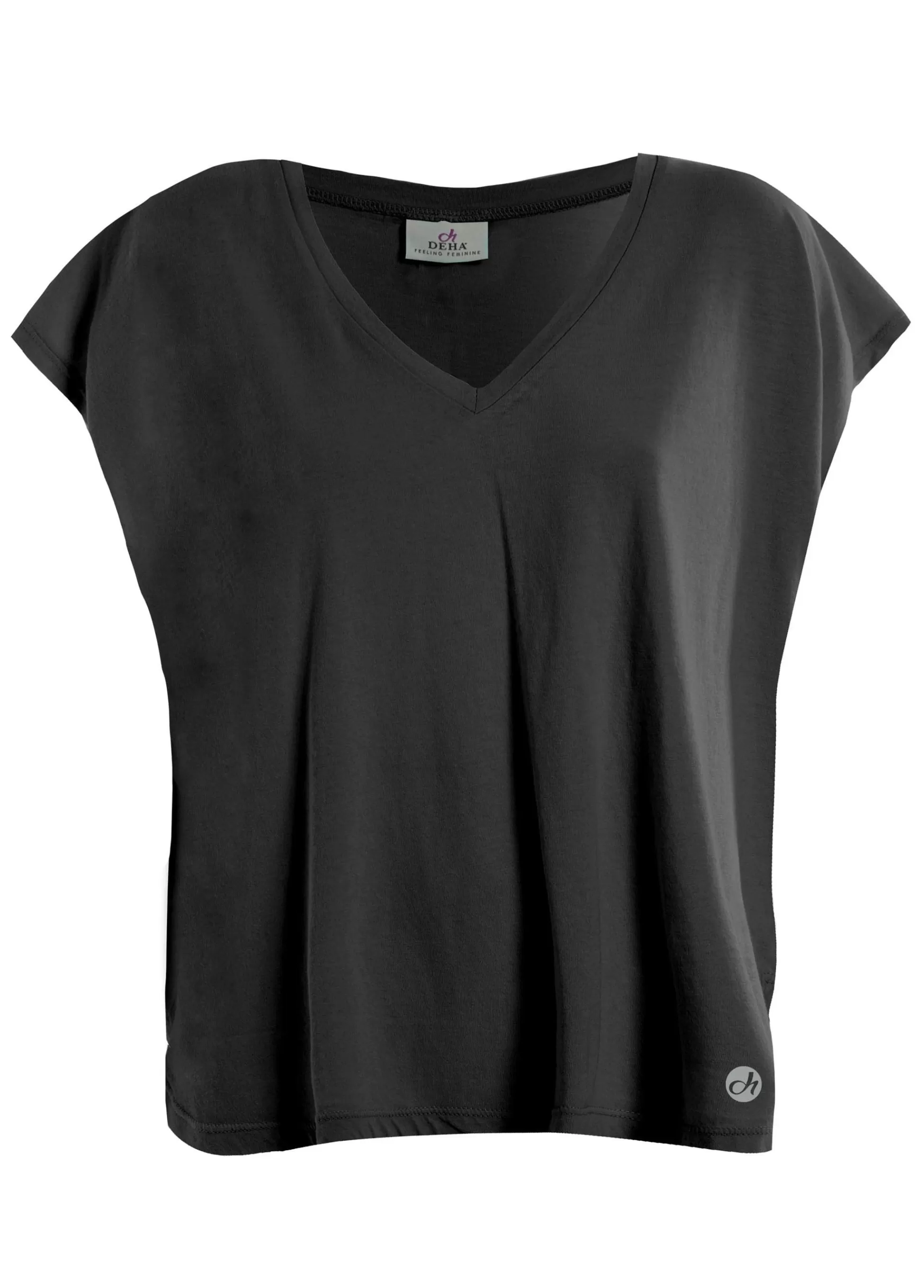 Donna DEHA Top & T-Shirts*T-Shirt Ampia Nero