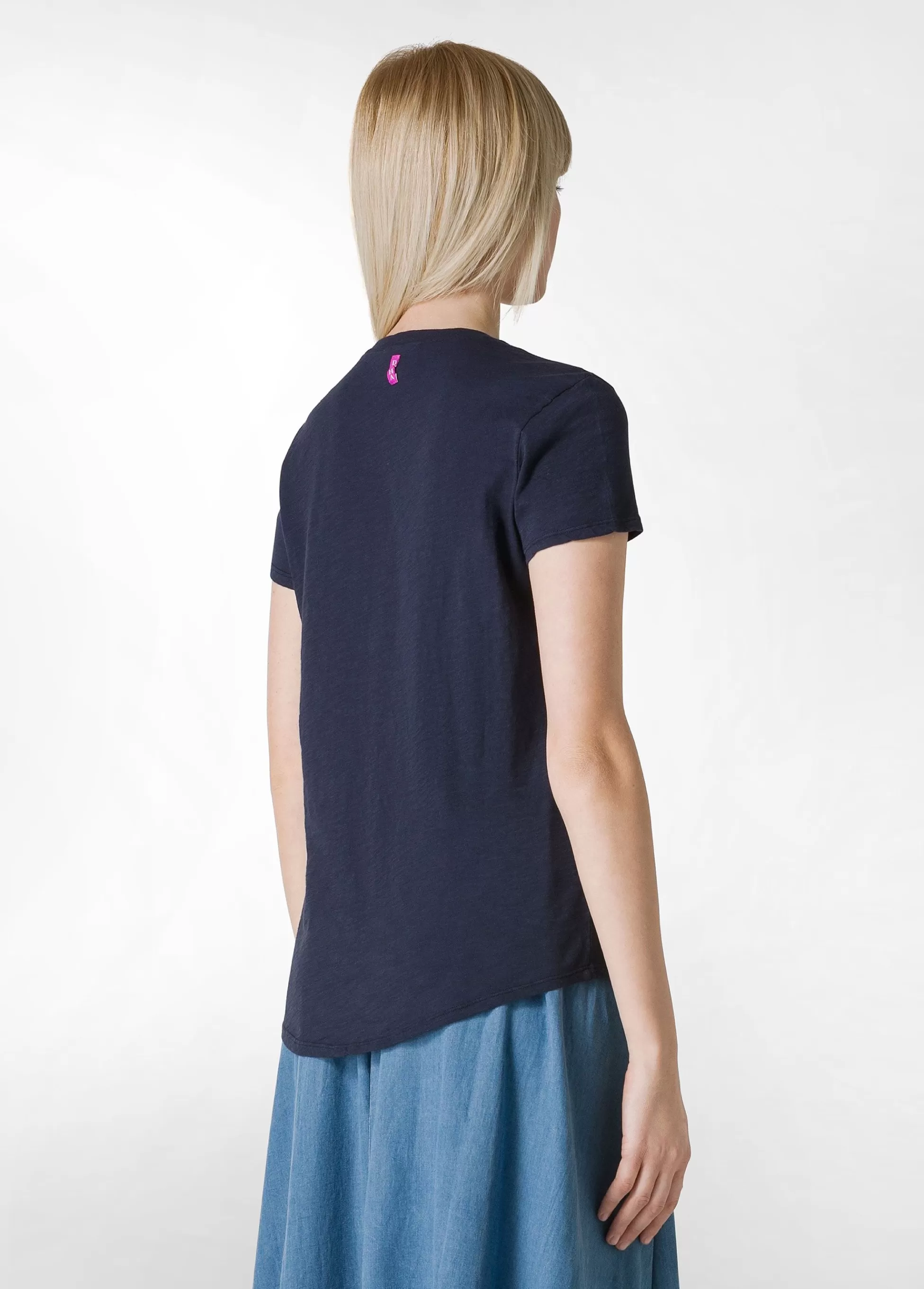 Donna DEHA Top & T-Shirts*T-Shirt In Jersey Fiammato Blu