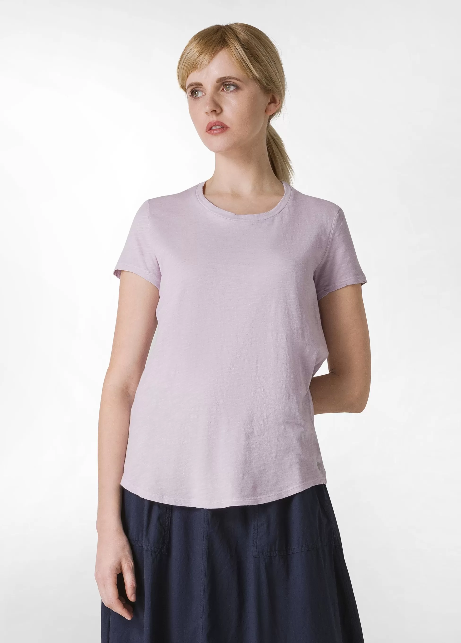 Donna DEHA Top & T-Shirts*T-Shirt In Jersey Fiammato Viola