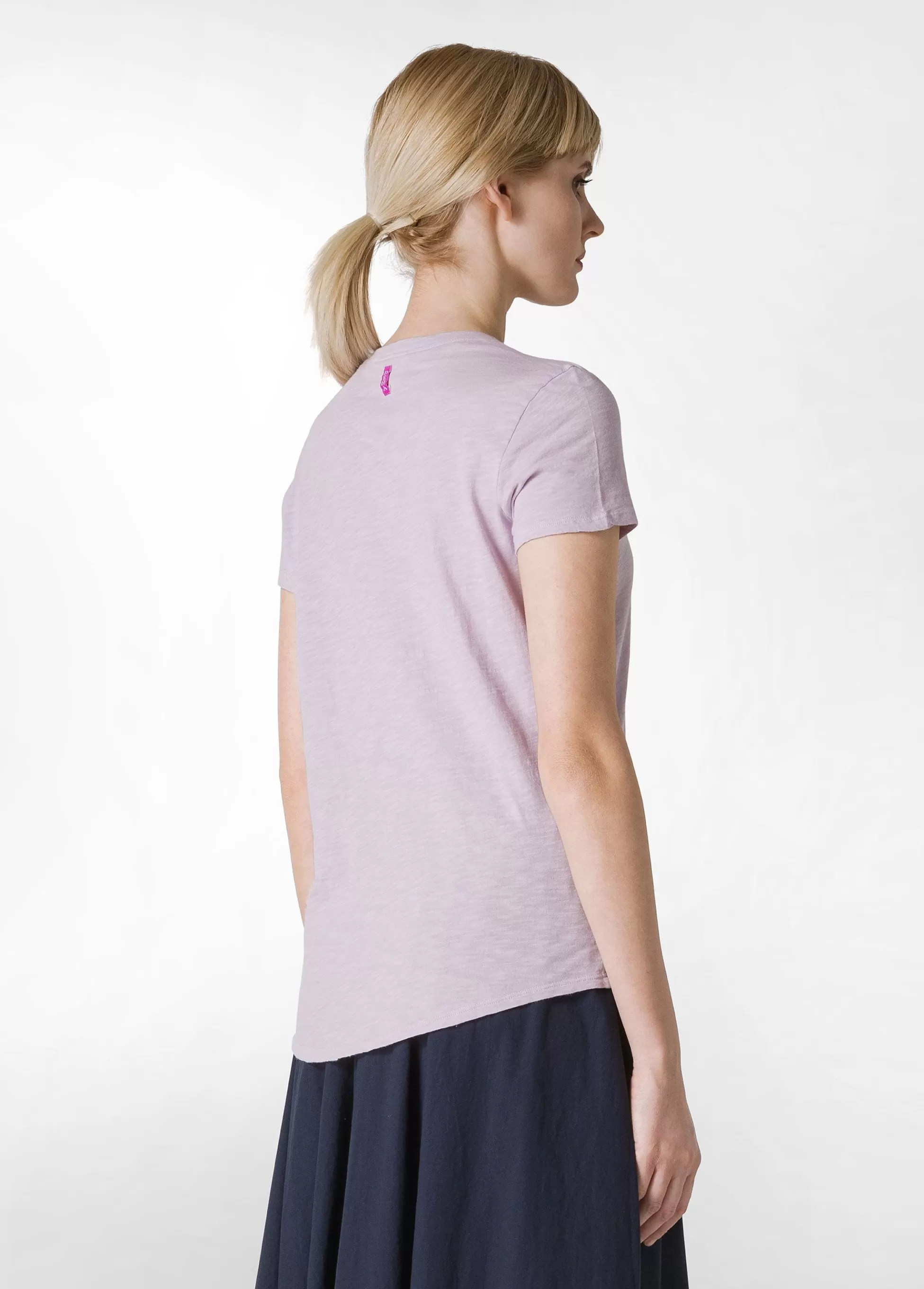 Donna DEHA Top & T-Shirts*T-Shirt In Jersey Fiammato Viola