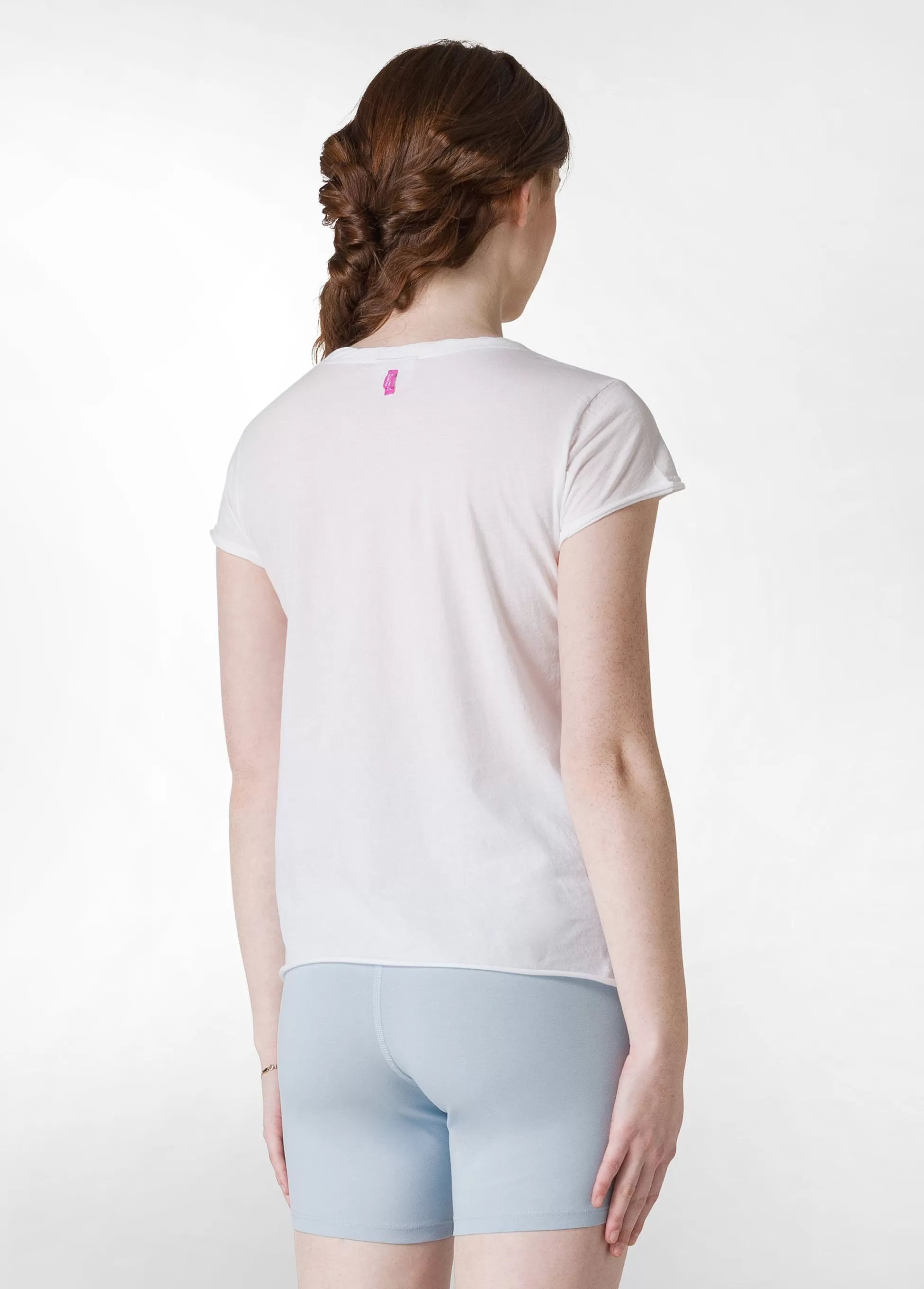 Donna DEHA Top & T-Shirts*T-Shirt Leggera Con Stampa Bianco