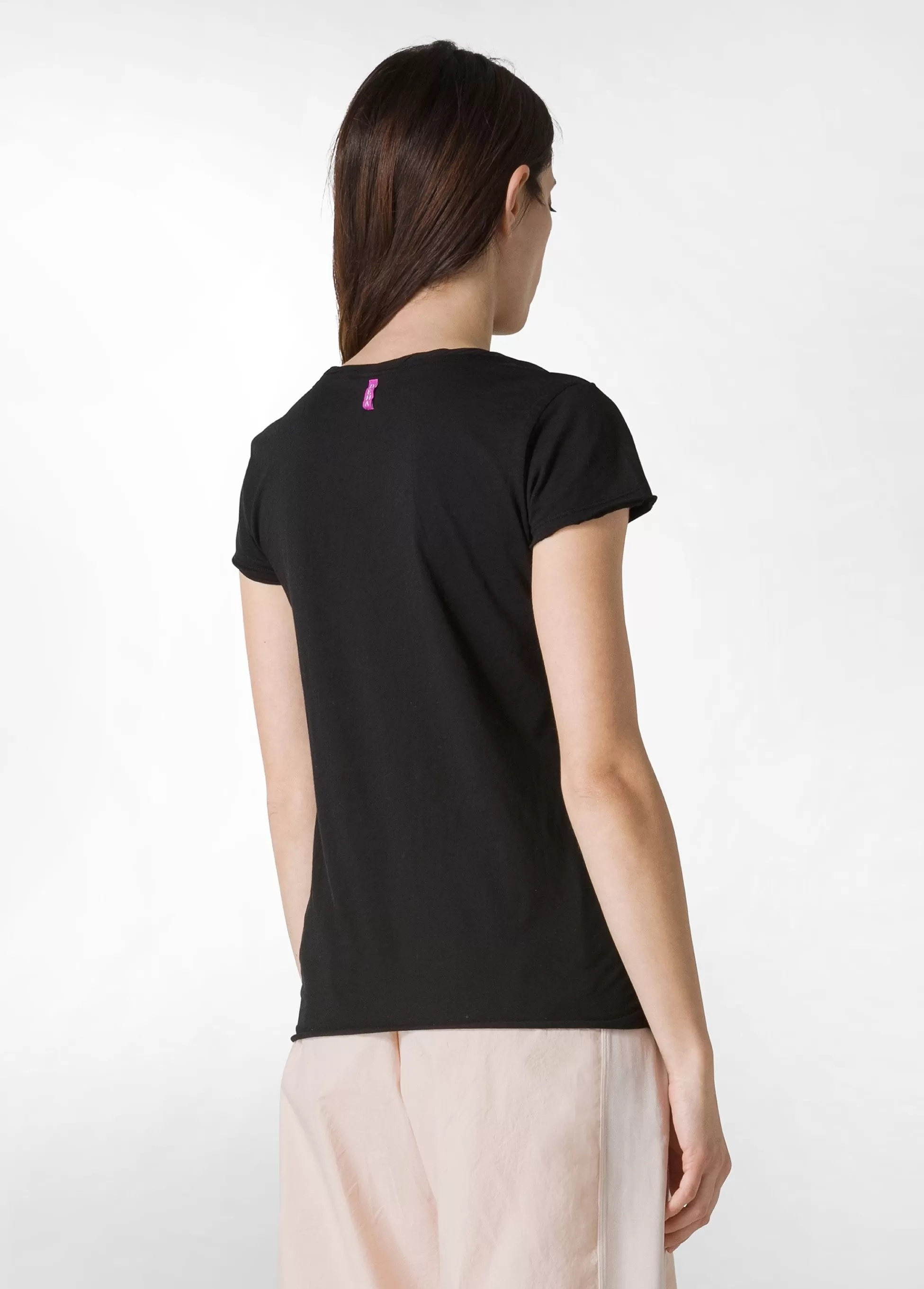 Donna DEHA Top & T-Shirts*T-Shirt Leggera Con Stampa Nero